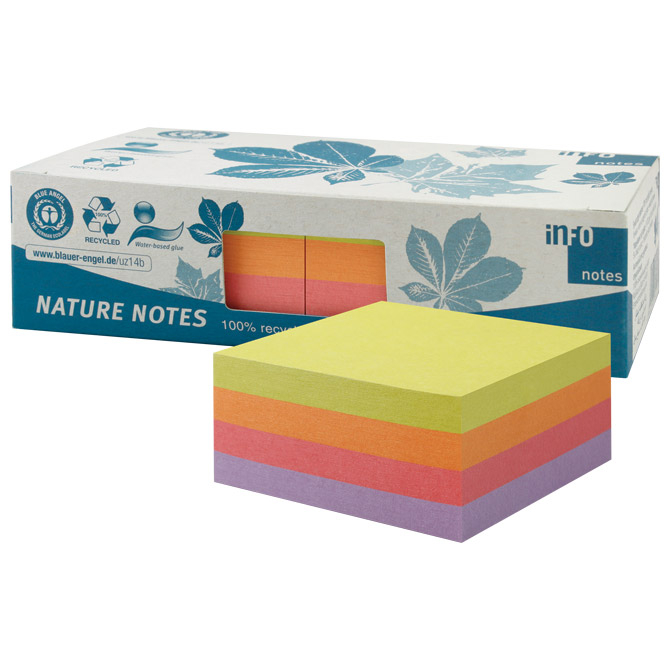 Blok samoljepljiv kocka 75x75mm 2x400L Nature Global Notes 5654-97box sortirano Cijena