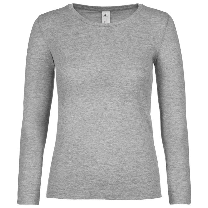 Majica dugi rukavi B&C #E150/women LSL svijetlosiva 3XL!! Cijena