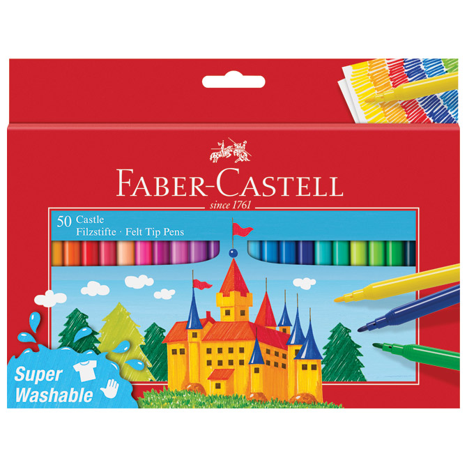 Flomaster školski  50boja Faber-Castell 554204 blister Cijena