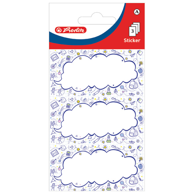 Etikete školske papir oblaci Herlitz 50034277 blister Cijena