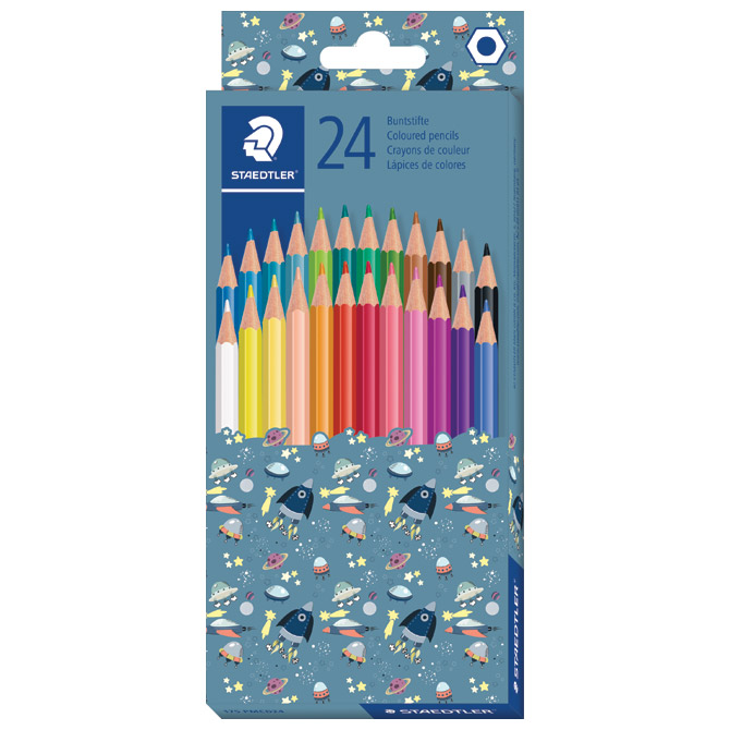 Boje drvene  24boje Pattern Mix Staedtler 175 PMCD24 blister!! Cijena