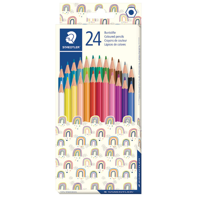 Boje drvene  24boje Pattern Mix Staedtler 175 PMCD24 blister!! Cijena