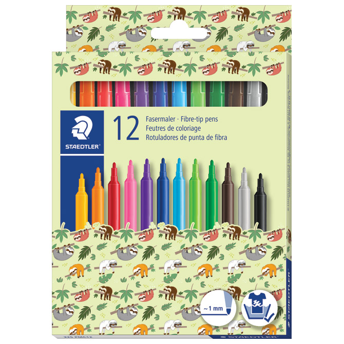 Flomaster školski  12boja Pattern Mix Staedtler 325 PMC12!! Cijena