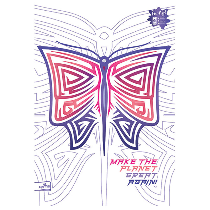 Teka meki uvez A4 karo 40+2L 80g Animals metallic-Smartlines Mar Mar sortirani motivi!! Cijena