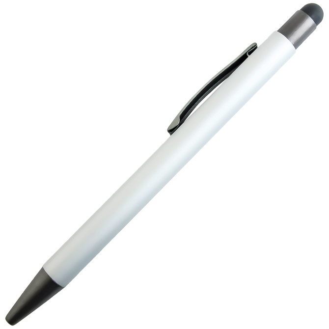 Olovka kemijska metalna gumirana+touch pen YFA 2665C Bergen srebrno/antracit Cijena