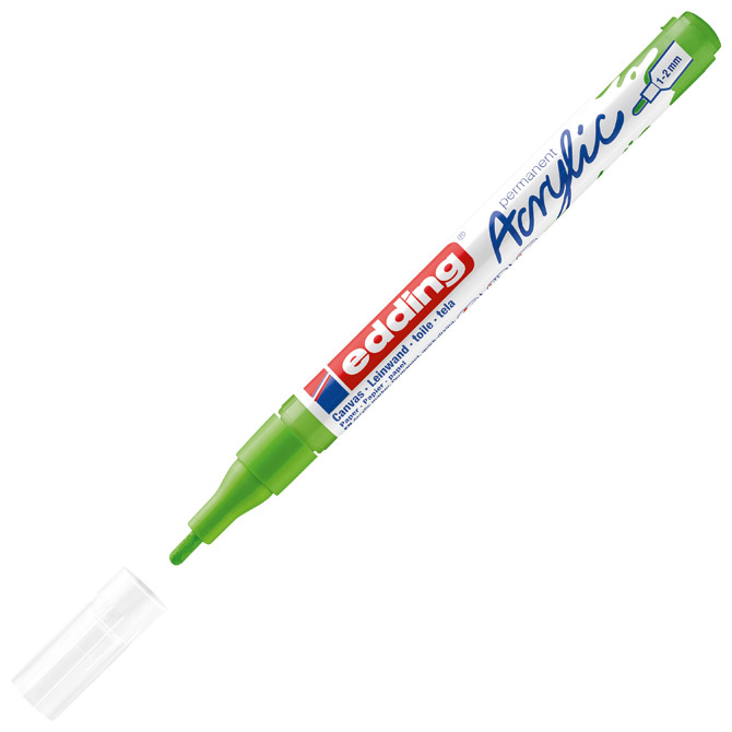 Marker akrilni 1-2mm Edding 5300927 žuto zeleni Cijena