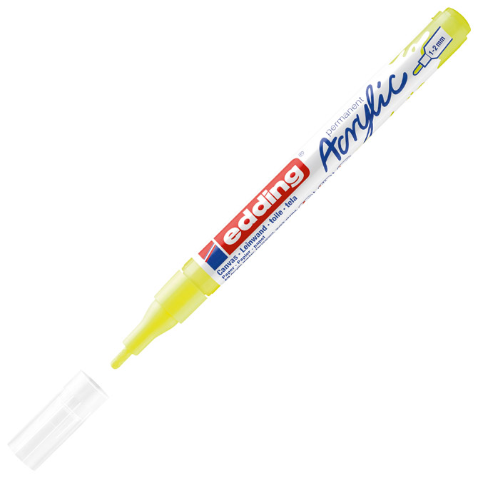 Marker akrilni 1-2mm Edding 5300065 fluo žuti Cijena