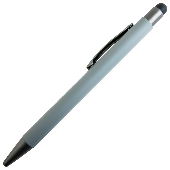 Olovka kemijska metalna gumirana+touch pen YFA 2665C Bergen sivo/antracit Cijena