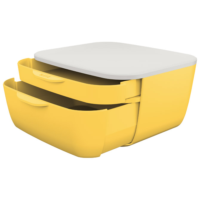 Kutija s  2 ladice Cosy Leitz 53570019 žuta/bijela Cijena