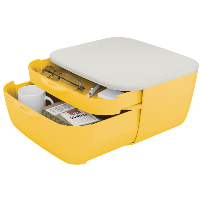 Kutija s  2 ladice Cosy Leitz 53570019 žuta/bijela Cijena