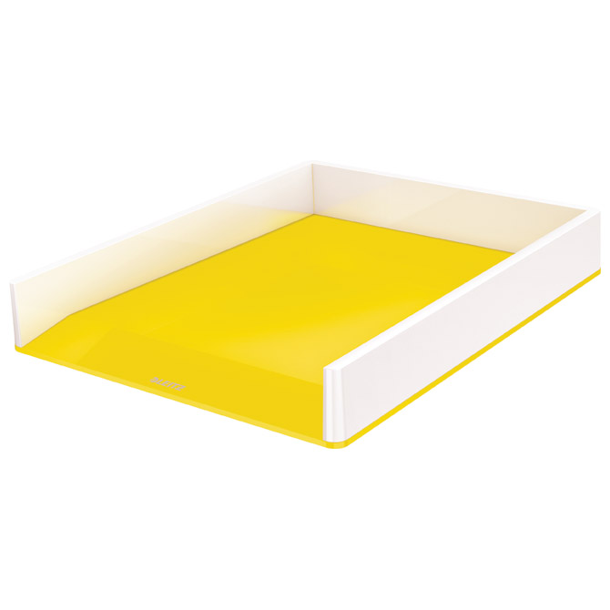 Ladica za spise Wow Leitz 53611016 bijelo-žuta Cijena