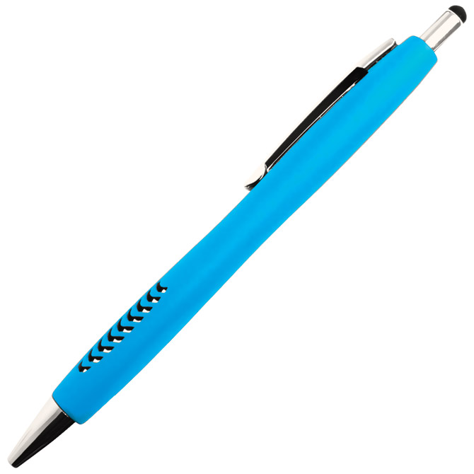 Olovka kemijska metalna gumirana grip+touch pen YCD1006TR Melbourne svijetloplava Cijena