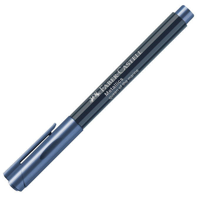 Marker permanentni 1-2mm Metallic Faber-Castell 160753 metalik tamno plavi Cijena