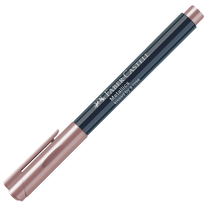 Marker permanentni 1-2 mm Metallic Faber-Castell 160789 metalik prljavo rozi!! Cijena