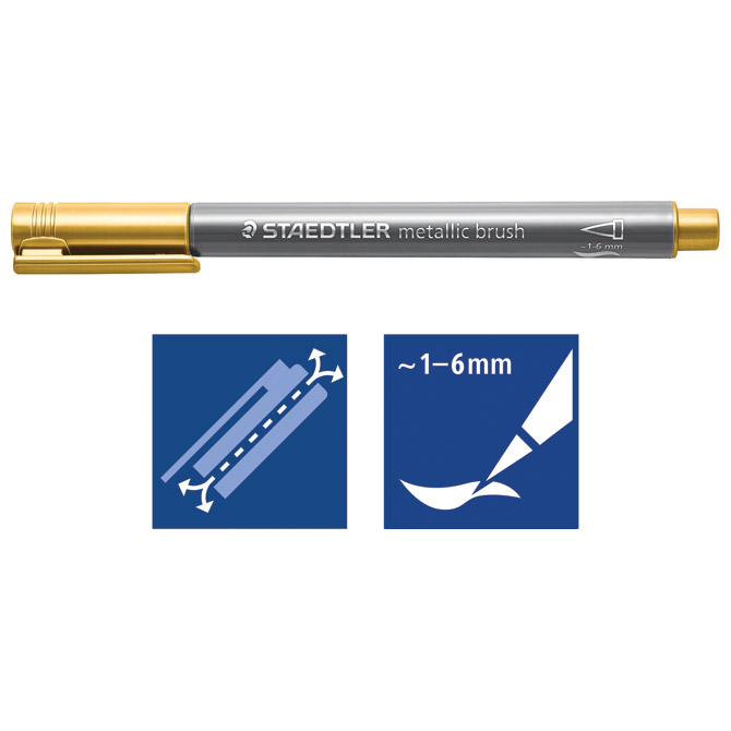Marker 1-6mm pk10 Metallic brush Design Journey Staedtler 8321 TB10 sortirano blister Cijena