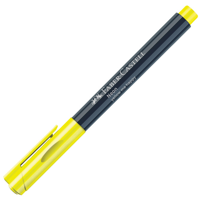 Marker permanentni 1-2mm Neon Faber-Castell 160807 žuti!! Cijena