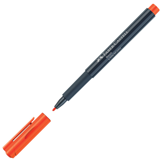 Marker permanentni 1-2mm Neon Faber-Castell 160815 narančasti Cijena