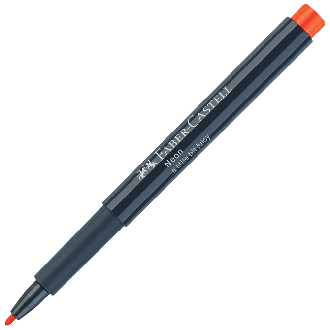 Marker permanentni 1-2mm Neon Faber-Castell 160815 narančasti!! Cijena