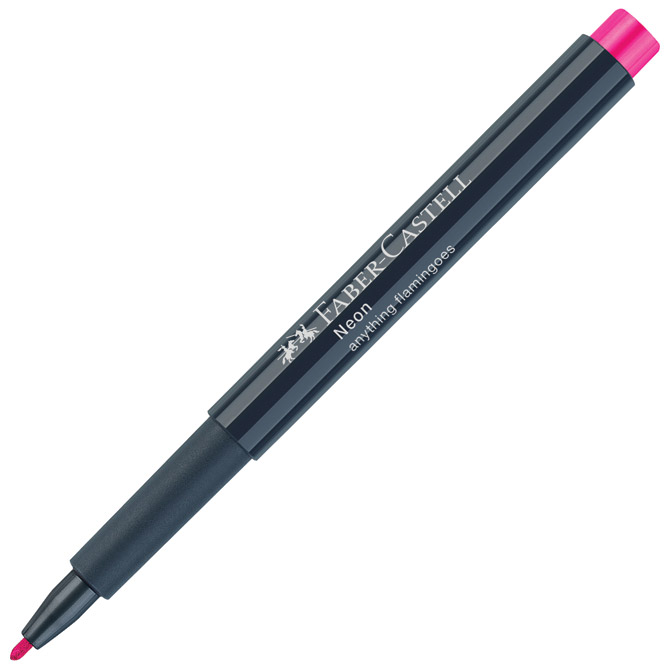 Marker permanentni 1-2mm Neon Faber-Castell 160828 rozi!! Cijena