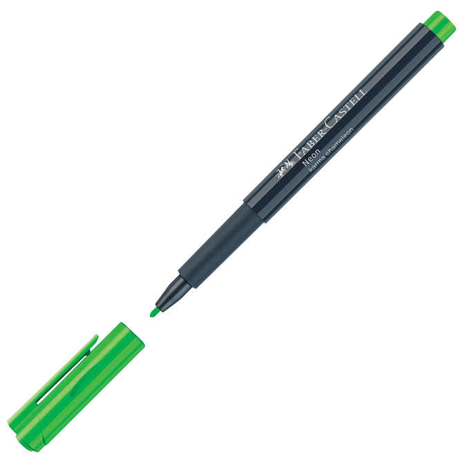 Marker permanentni 1-2mm Neon Faber-Castell 160863 zeleni!! Cijena