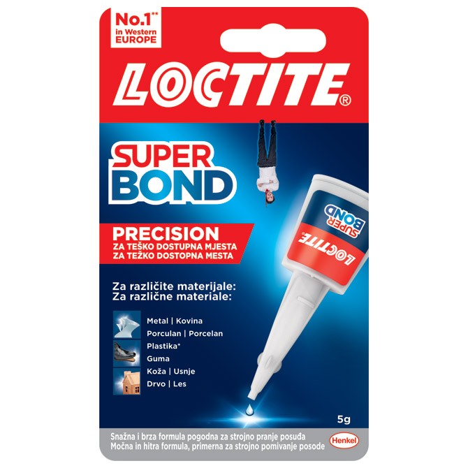 Ljepilo trenutačno  5g Loctite Super Bond Precision Henkel 2733272 blister Cijena