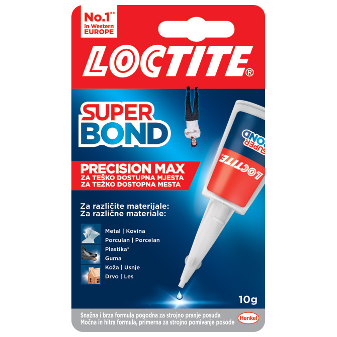 Ljepilo trenutačno 10g Loctite Super Bond Precision Max Henkel 2733274 blister Cijena