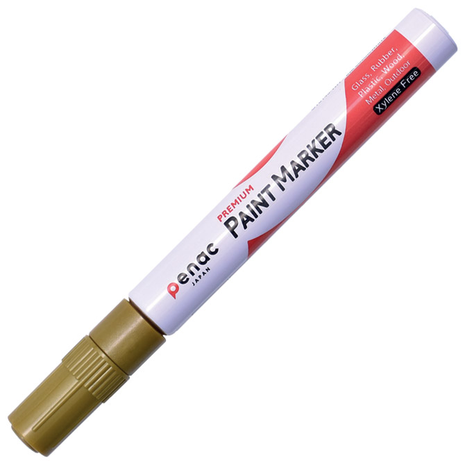 Marker permanentni lakirajući 2-4mm Penac zlatni Cijena