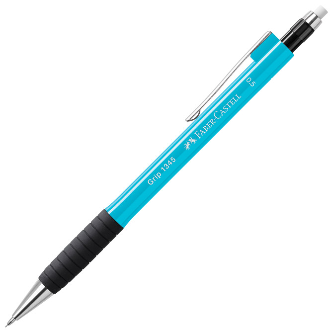 Olovka tehnička 0,5mm grip 1345 Faber-Castell 134513 svijetlo plava Cijena