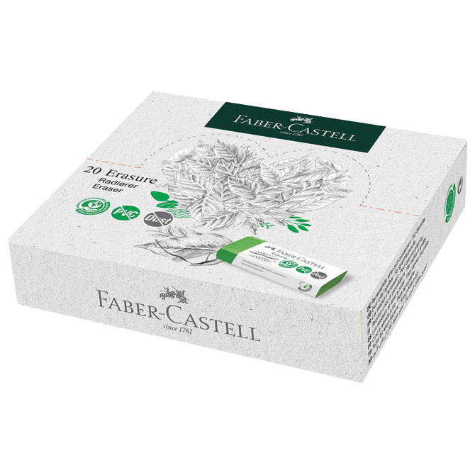 Gumica Eraser dust-free Faber-Castell 187250 zelena Cijena