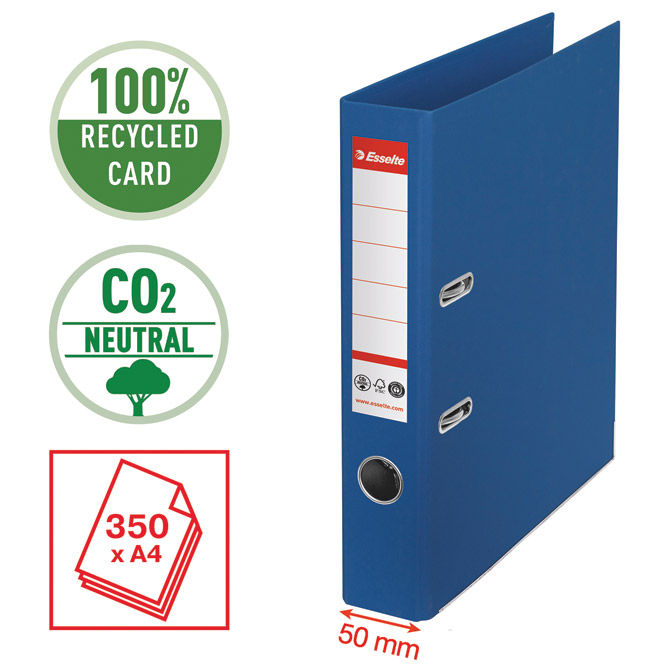 Registrator A4 uski samostojeći CO2 neutral Vivida Esselte 627572 plavi!! Cijena