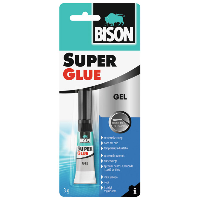 Ljepilo trenutačno  3g Super Glue Bison L0404001 blister Cijena