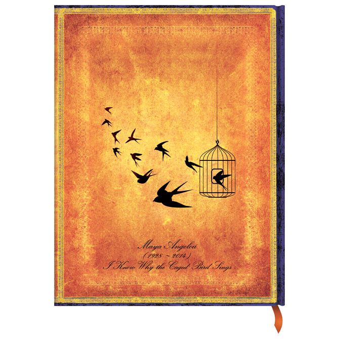 Notes 18x23cm-ultra crte 72L magnet Angelou, I Know Why the Caged Bird Sings Paperblanks PB8184-5 Cijena