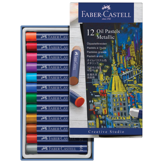 Pastele uljne 12boja metallic Creative Studio Faber-Castell 127014 Cijena