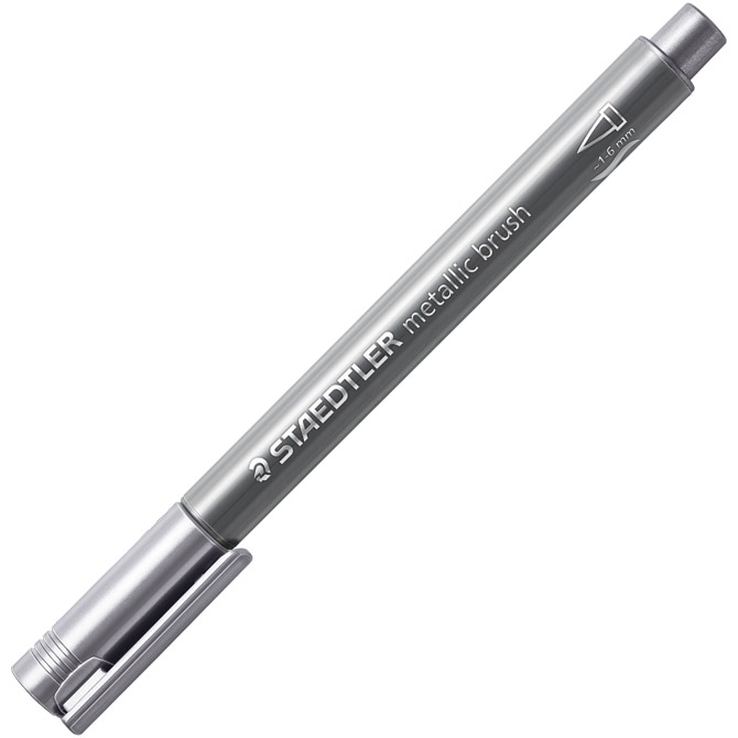 Marker nepermanentni 1-6mm Metallic brush Staedtler 8321-81 srebrni Cijena