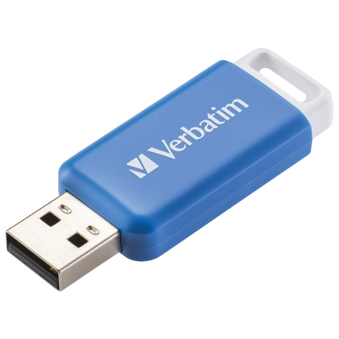 Memorija USB 64GB 2.0 DataBar Verbatim 49455 plava blister Cijena