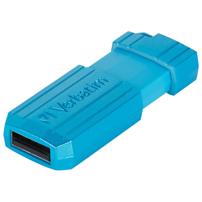 Memorija USB 64GB 2.0 PinStripe Verbatim 49961 plava blister Cijena