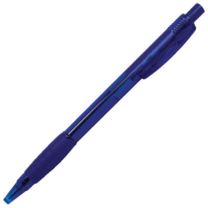 Olovka kemijska grip YC05-3 Plzen prozirno tamno plava Cijena