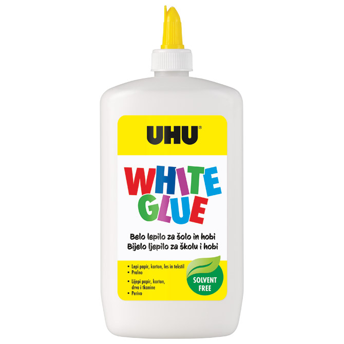 Ljepilo tekuće 480g White Glue UHU 1001003873 bijelo Cijena