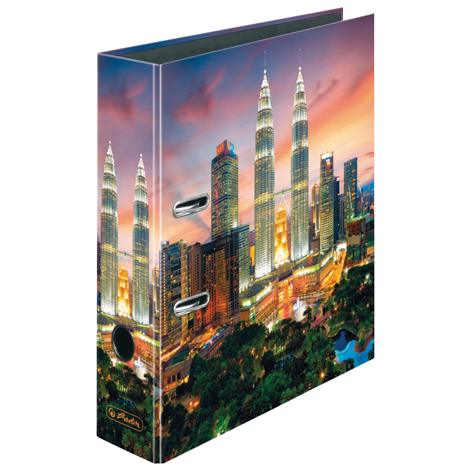 Registrator A4 široki samostojeći maX.file Petronas Towers Herlitz 50044412!! Cijena