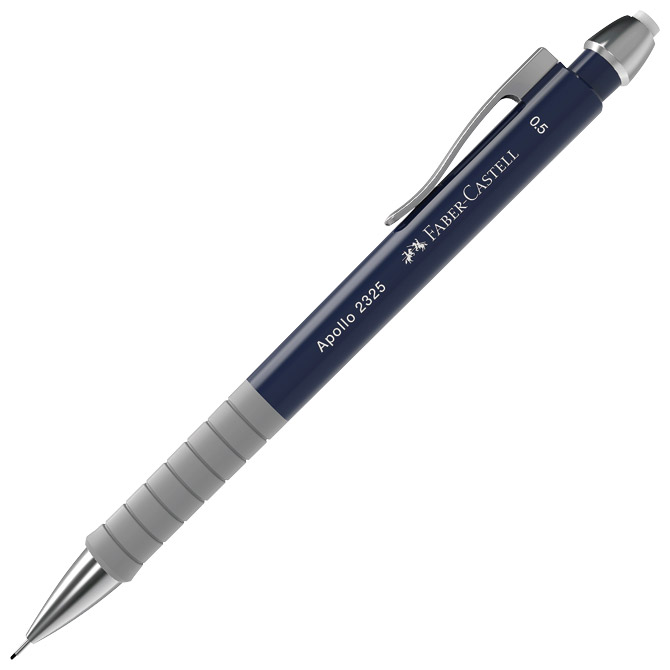 Olovka tehnička 0,5mm grip Apollo Faber Castell 232503 tamno plava Cijena