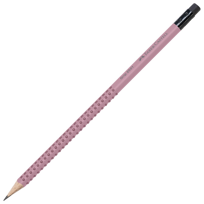 Olovka grafitna B s gumicom Grip 2001 Faber Castell 217237 roza Cijena
