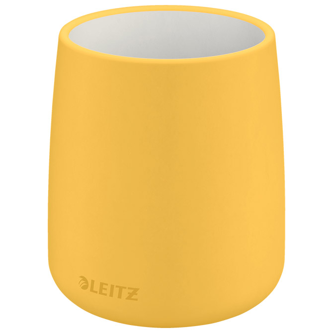 Čaša za olovke keramička okrugla fi-8,5xH10,8cm Cosy Leitz 53290019 žuta Cijena