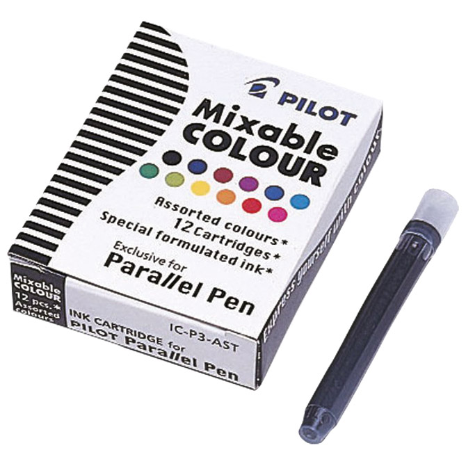Tinta za nalivpero patrone Parallel pen pk12 Pilot IC-P3-AST sortirano Cijena