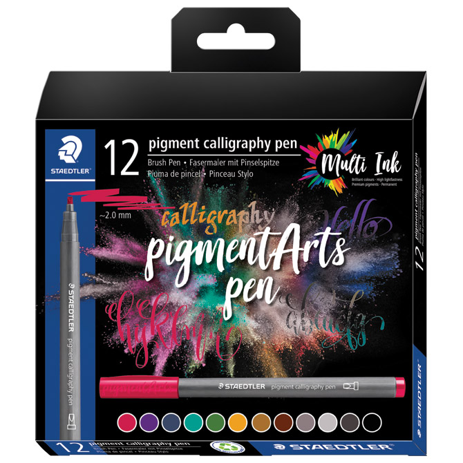 Set Calligraphy Pigment Arts pk12 Staedtler 375 C12 Cijena
