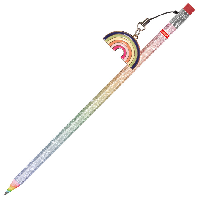 Olovka grafitna HB s privjeskom i gumicom Rainbow Brunnen 10-29056 222!! Cijena