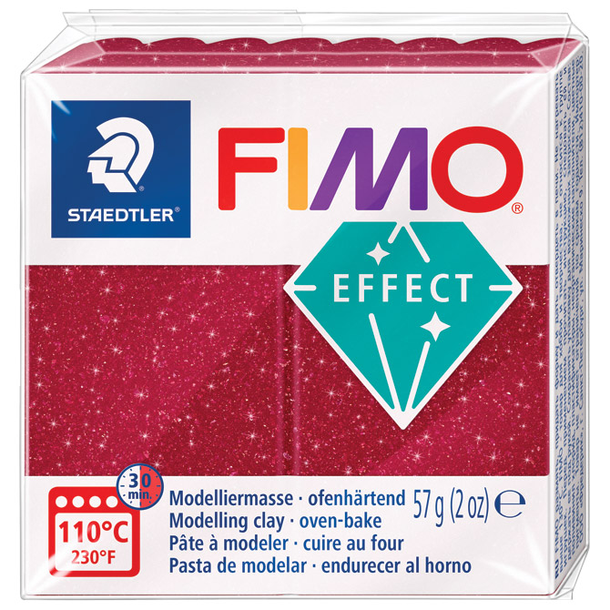 Masa za modeliranje   57g Fimo Effect Galaxy Staedtler 8010-202 crvena Cijena