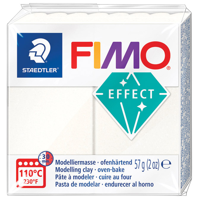 Masa za modeliranje   57g Fimo Effect Metallic Staedtler 8010-08 metalik biserno bijela Cijena