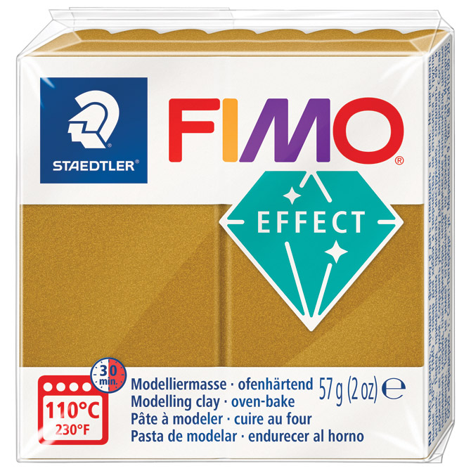 Masa za modeliranje   57g Fimo Effect Metallic Staedtler 8010-11 metalik zlatna Cijena