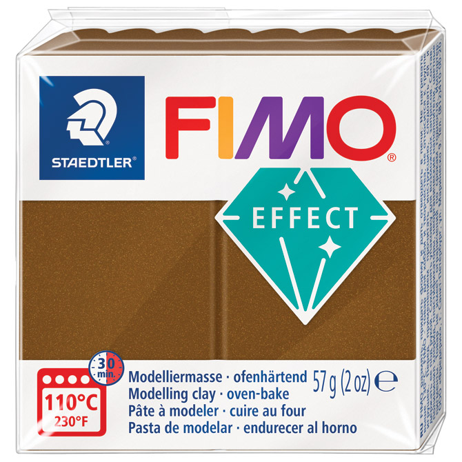 Masa za modeliranje   57g Fimo Effect Metallic Staedtler 8010-71 metalik brončana Cijena