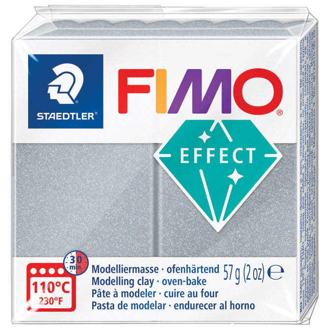 Masa za modeliranje   57g Fimo Effect Metallic Staedtler 8010-81 metalik srebrna Cijena